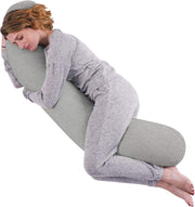 Orthopaedic Full Body Sleep Pillow Neck Back Pain Support 145x35cm Washable