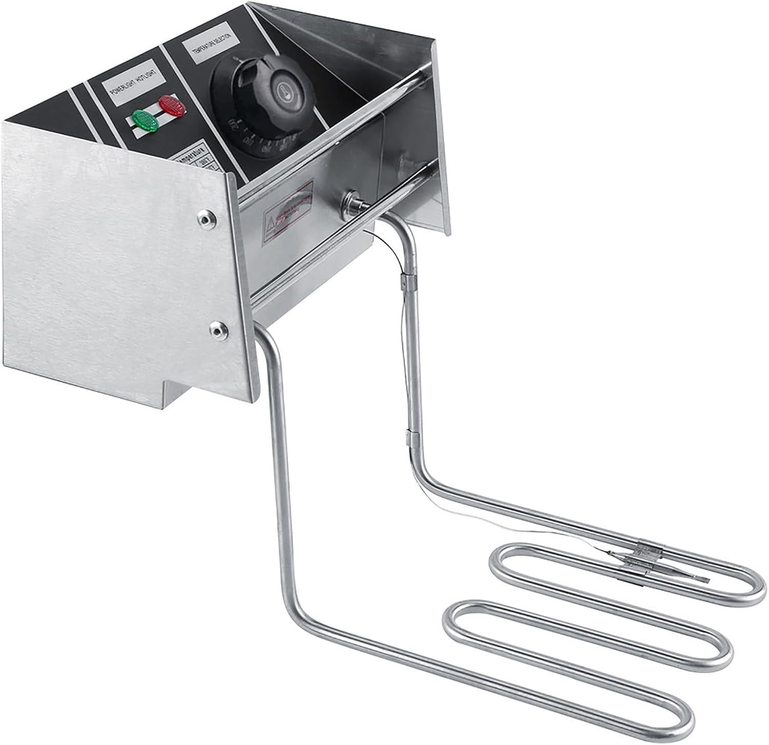 Electric Deep Fat Fryer 6L 2200W Stainless Steel Commercial Countertop