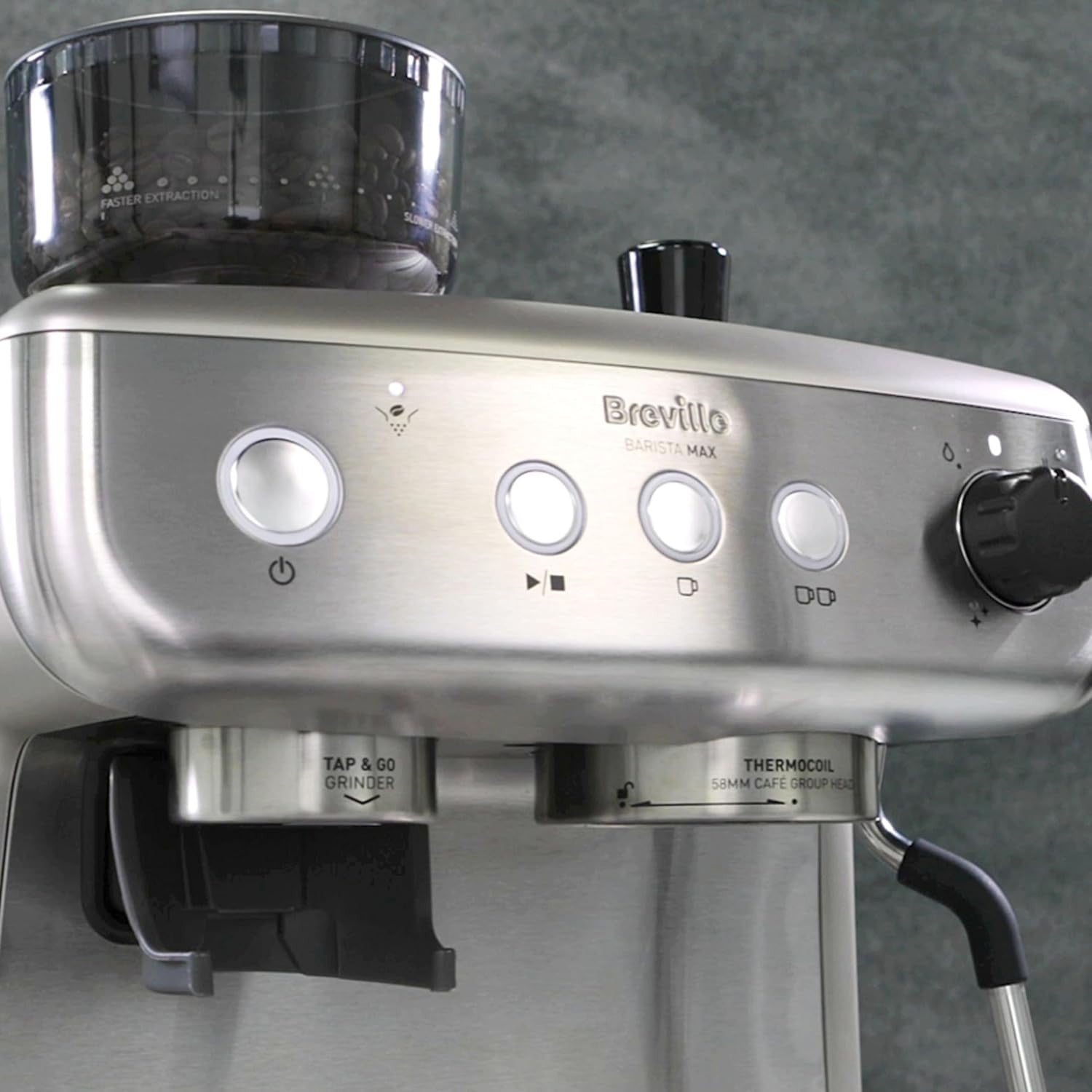Espresso Coffee Machine | Built-In Bean Grinder | Milk Frother | 2.8L Tank