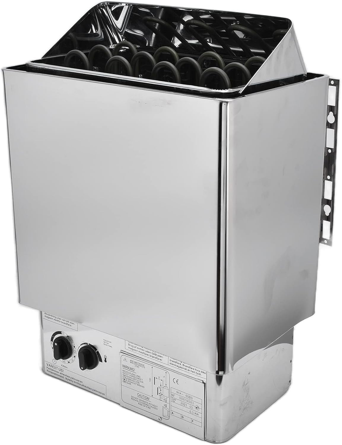 6KW Electric Sauna Heater 220V – Stainless Steel Sauna Stove w/ Internal Control
