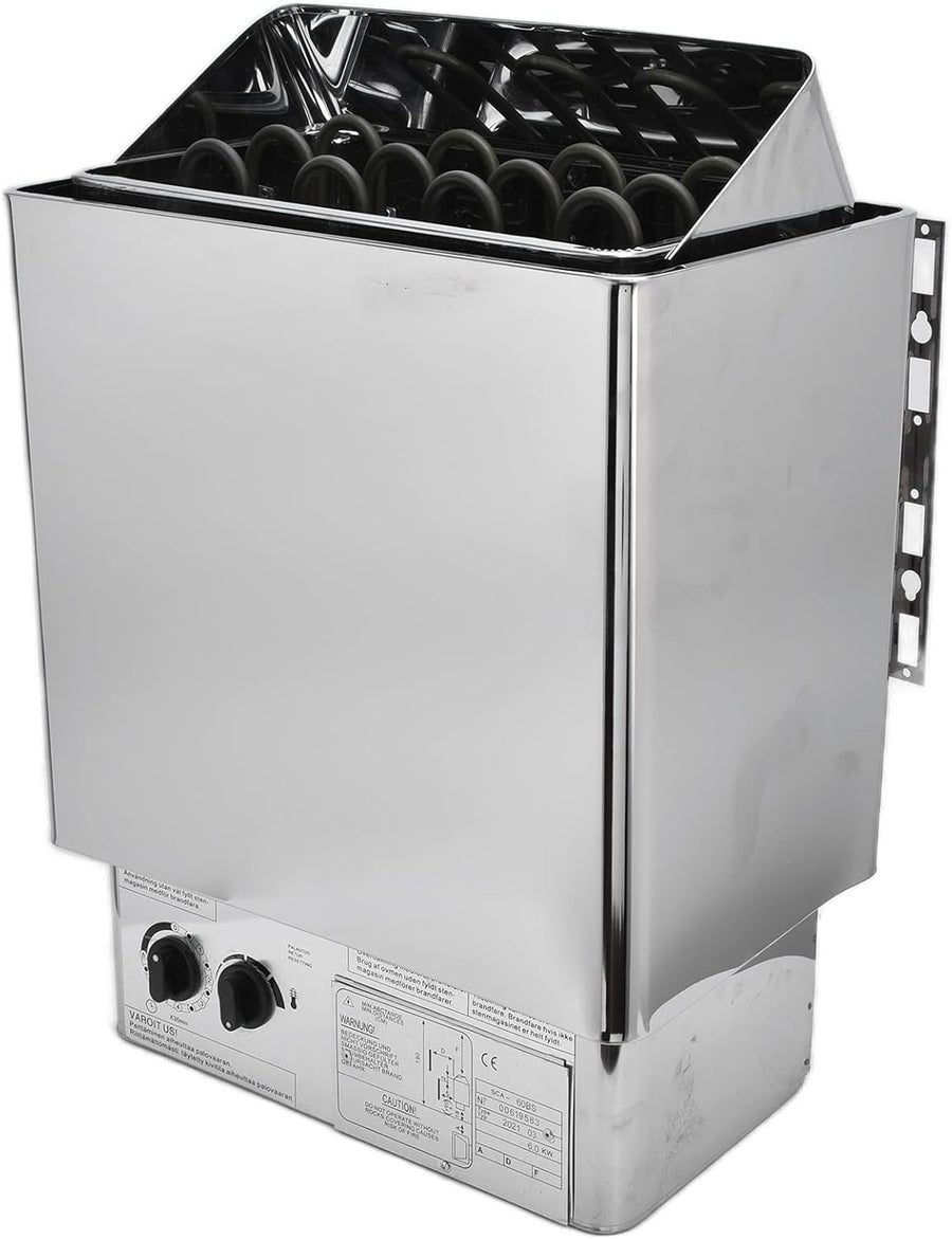 6KW Electric Sauna Heater 220V – Stainless Steel Sauna Stove w/ Internal Control