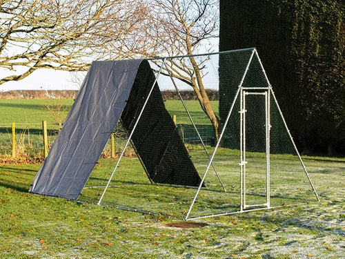 Walk In Chicken Run 2.5x4m Galvanised Steel Heavy Duty Cage Cover
