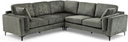 Modern 5-Seater L Shaped Corner Sofa Chenille Fabric Removable Cushions