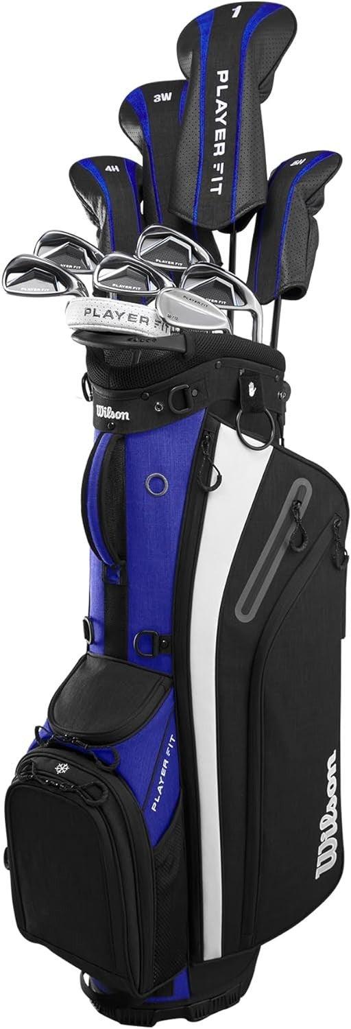 Mens Complete Golf Club Set Right Hand Regular Steel Shafts Stand Bag