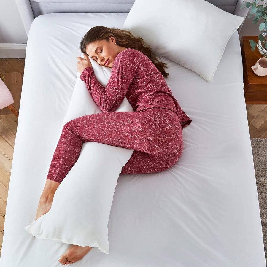Pregnancy Pillow 2-in-1 Nursing Maternity Full Body Leg Support Washable