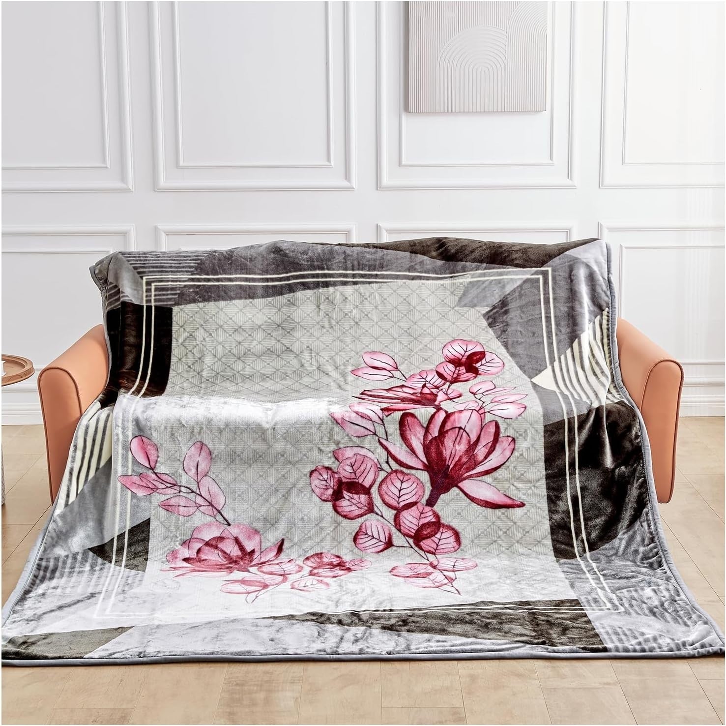 Decadent Jasmine 4kg Sherpa Weighted Blanket 200x240cm King