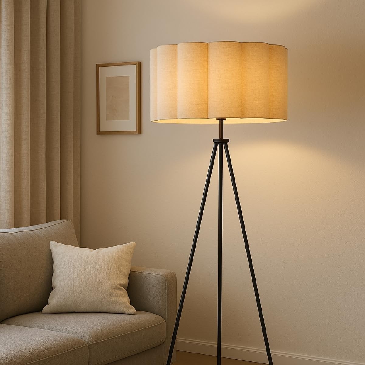 Modern Black Gold Cutout Lampshade Ceiling Pendant Statement Light