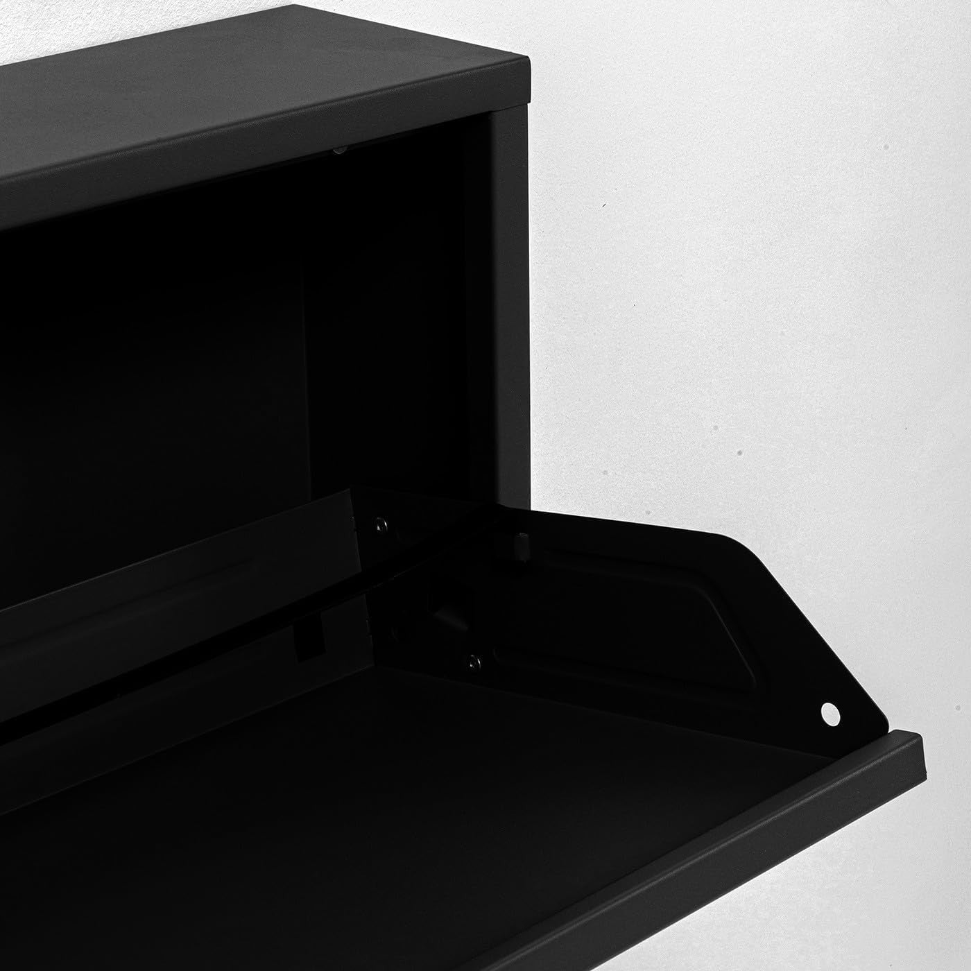 Slim Black Shoe Cabinet 3 Flip Compartments Space-Saving Storage Rack