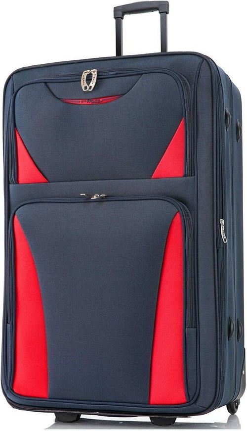 32 Inch Extra Large Lightweight Suitcase 2 Wheel Expandable Soft Trolley