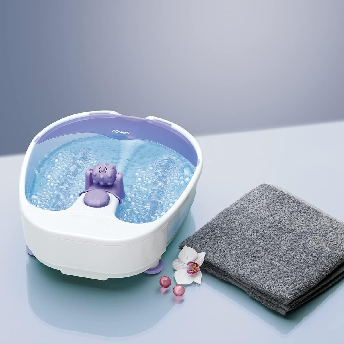 Electric Foot Massager Spa Heat Whirlpool Reflexology Rollers