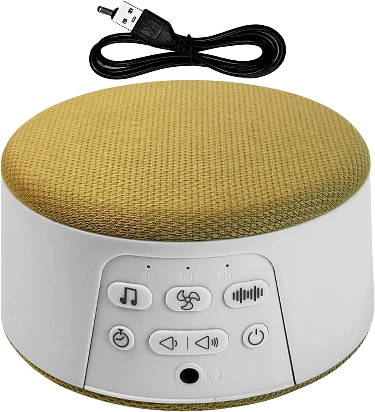 White Noise Machine for Sleep Portable Soother with Timer & Rechargeable