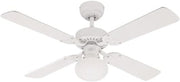 Westinghouse Vegas 105CM Ceiling Fan with Light White 3-Speed Reversible Blades