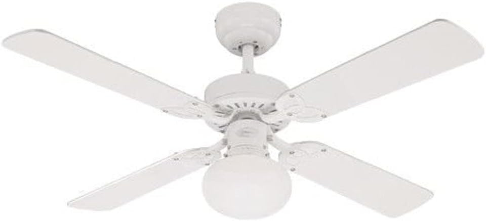 Westinghouse Vegas 105CM Ceiling Fan with Light White 3-Speed Reversible Blades
