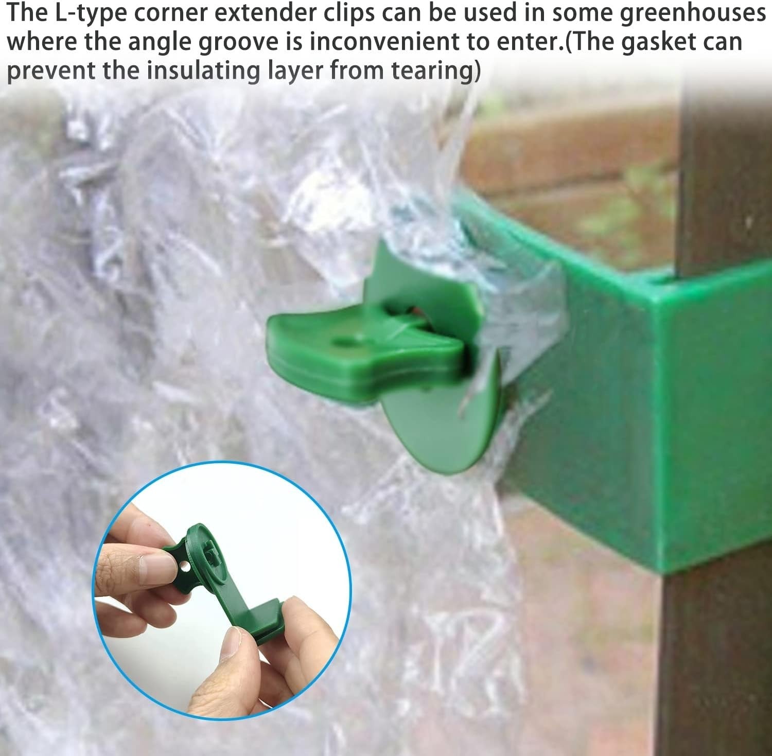 300pcs Greenhouse Clips & Accessories Kit for Film Netting & Shade Cover