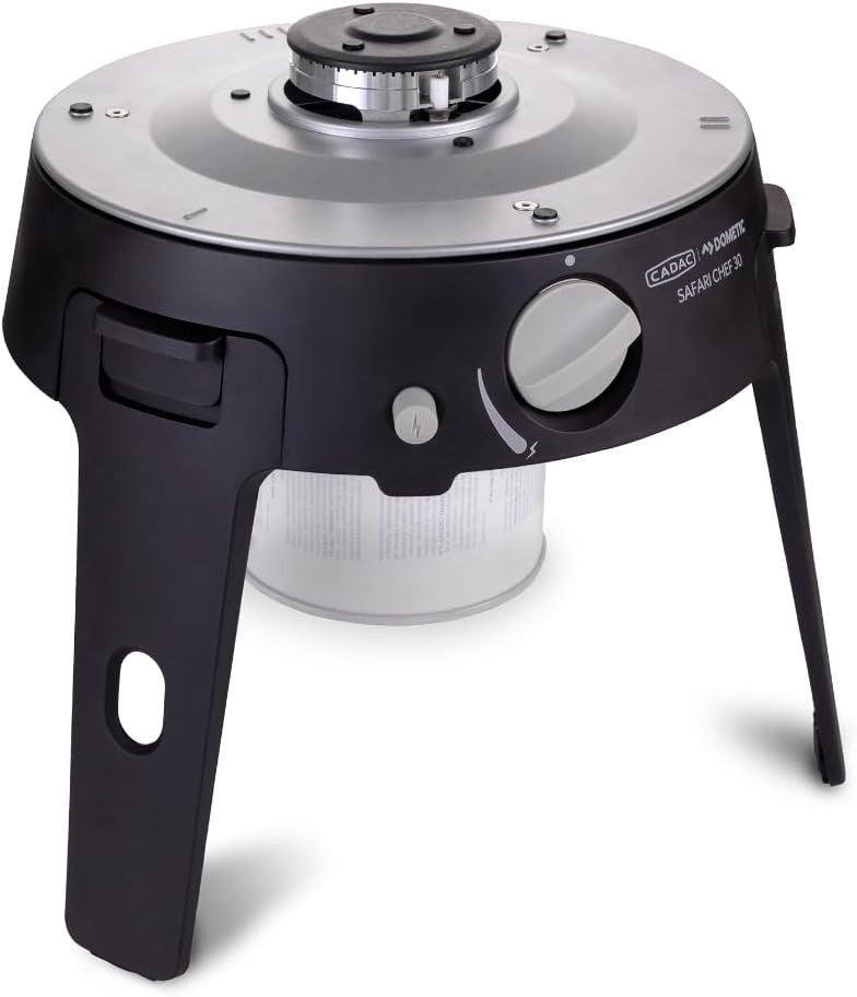 Portable Camping Gas Stove Grill Set Outdoor BBQ Ceramic Non Stick Cooker