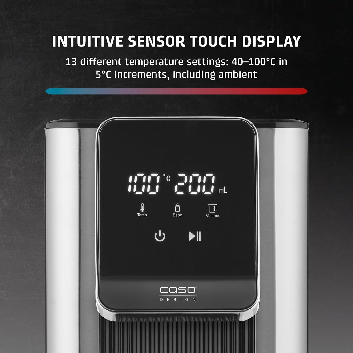 Instant Hot Water Dispenser 2.5L One Cup Boiler 13 Temp Touch Control
