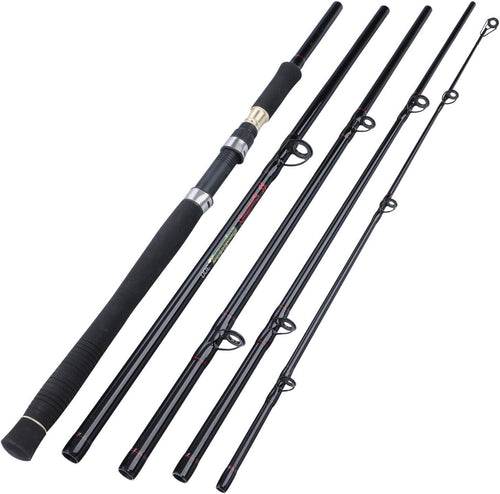 3m 5-Section Carbon Fiber Carp Rod | Portable Travel Spinning Fishing Gear