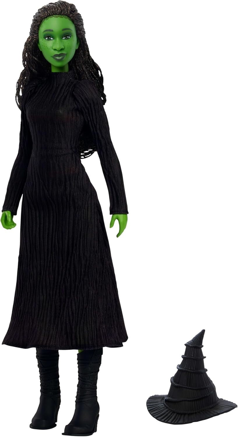 Singing Witch Fashion Doll Sings Defying Gravity Posable Outfit