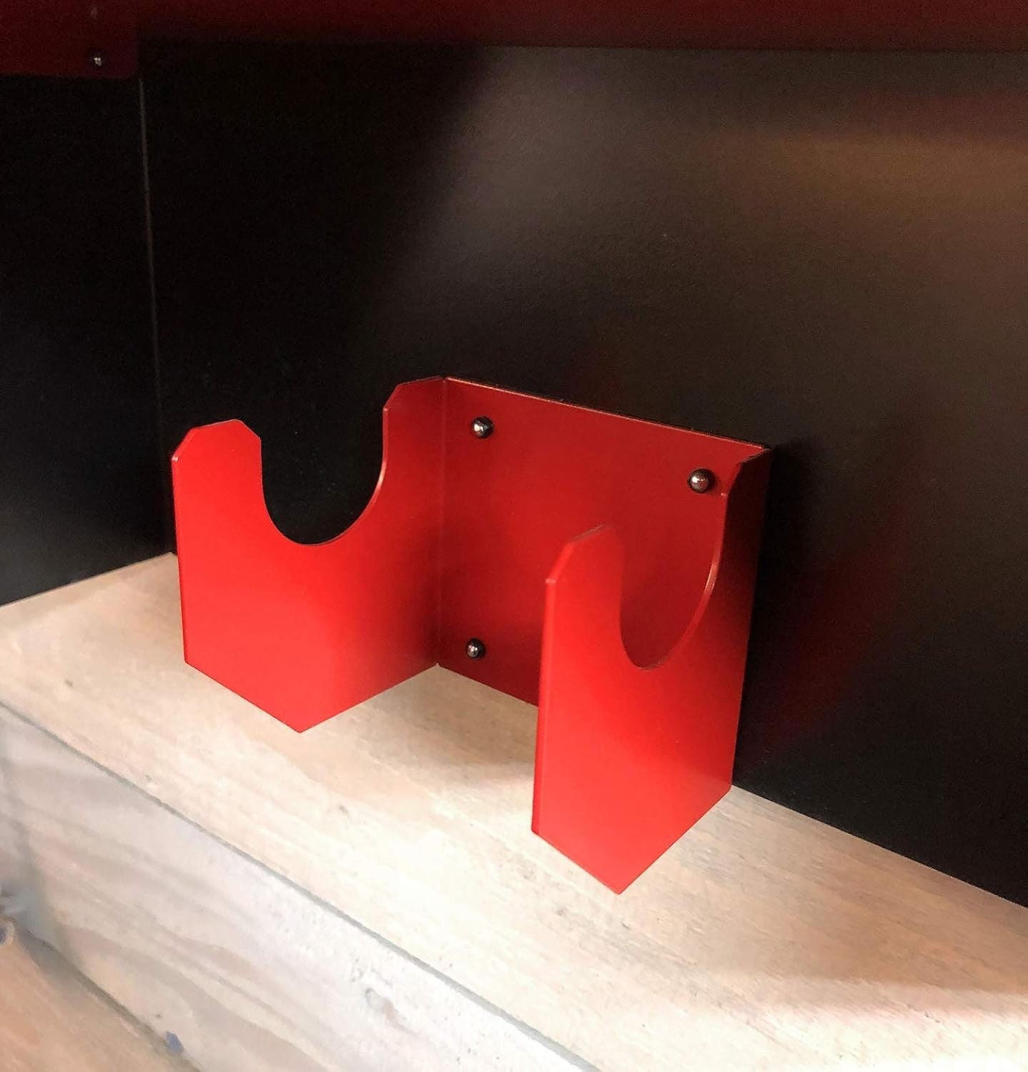 Wall Mount Tool Shelf 35.5W x 16D x 54H cm – Pop Rivet & Power Tool Organizer