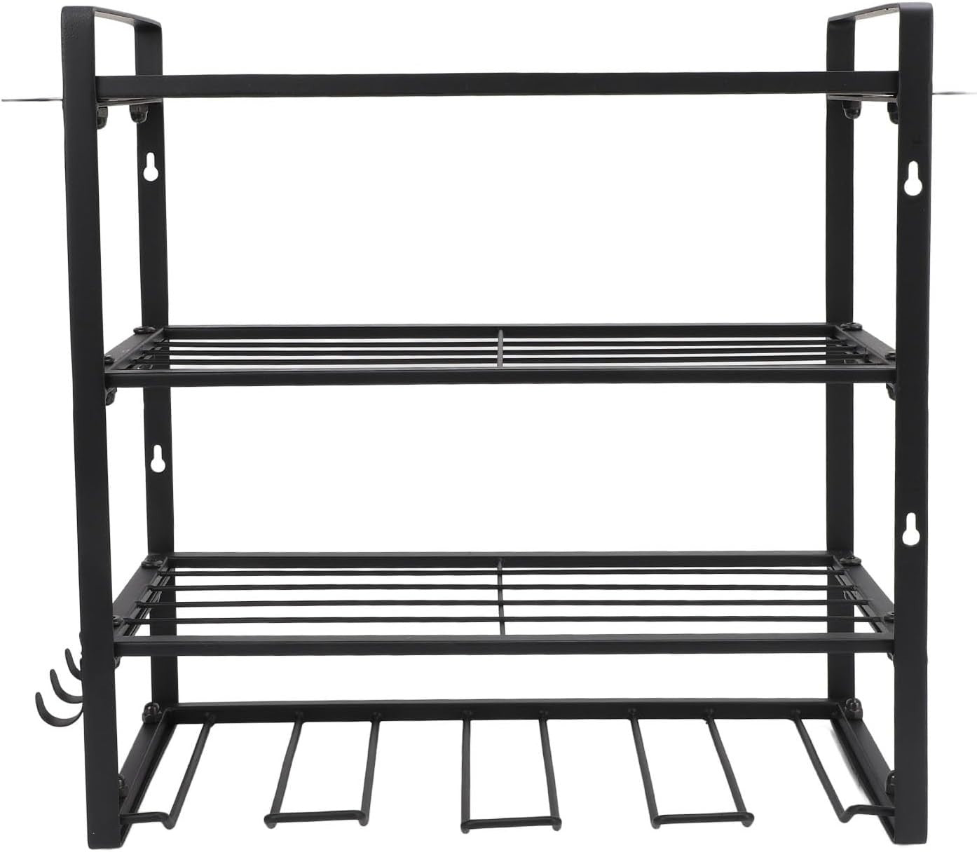 4 Layer Power Tool Organizer Wall Mount Drill Holder Garage Rack