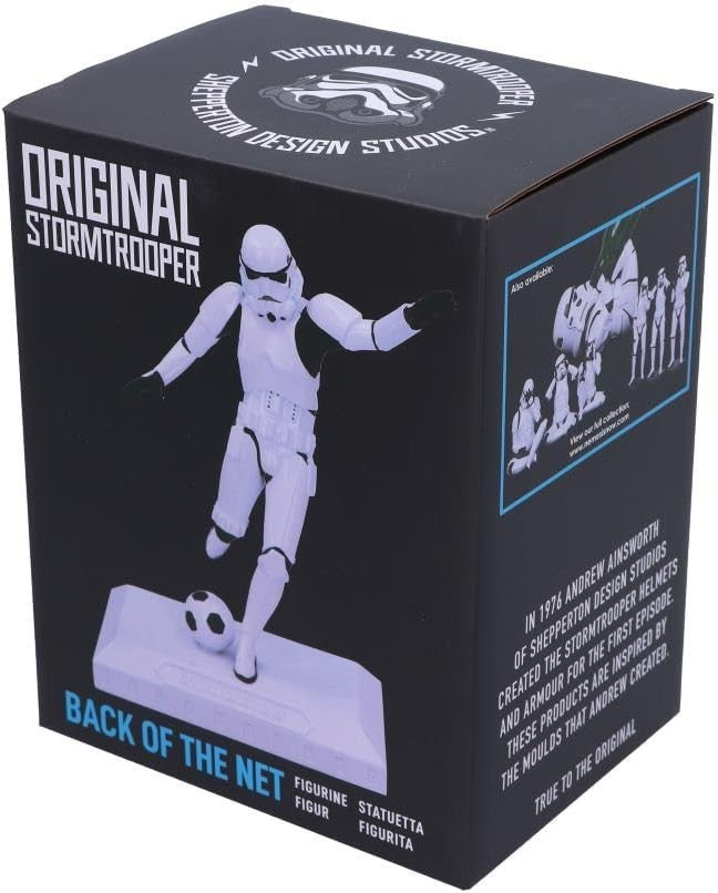 Footballer Stormtrooper Figurine ⚽ Resin Collectible Statue Gift Decor 17cm