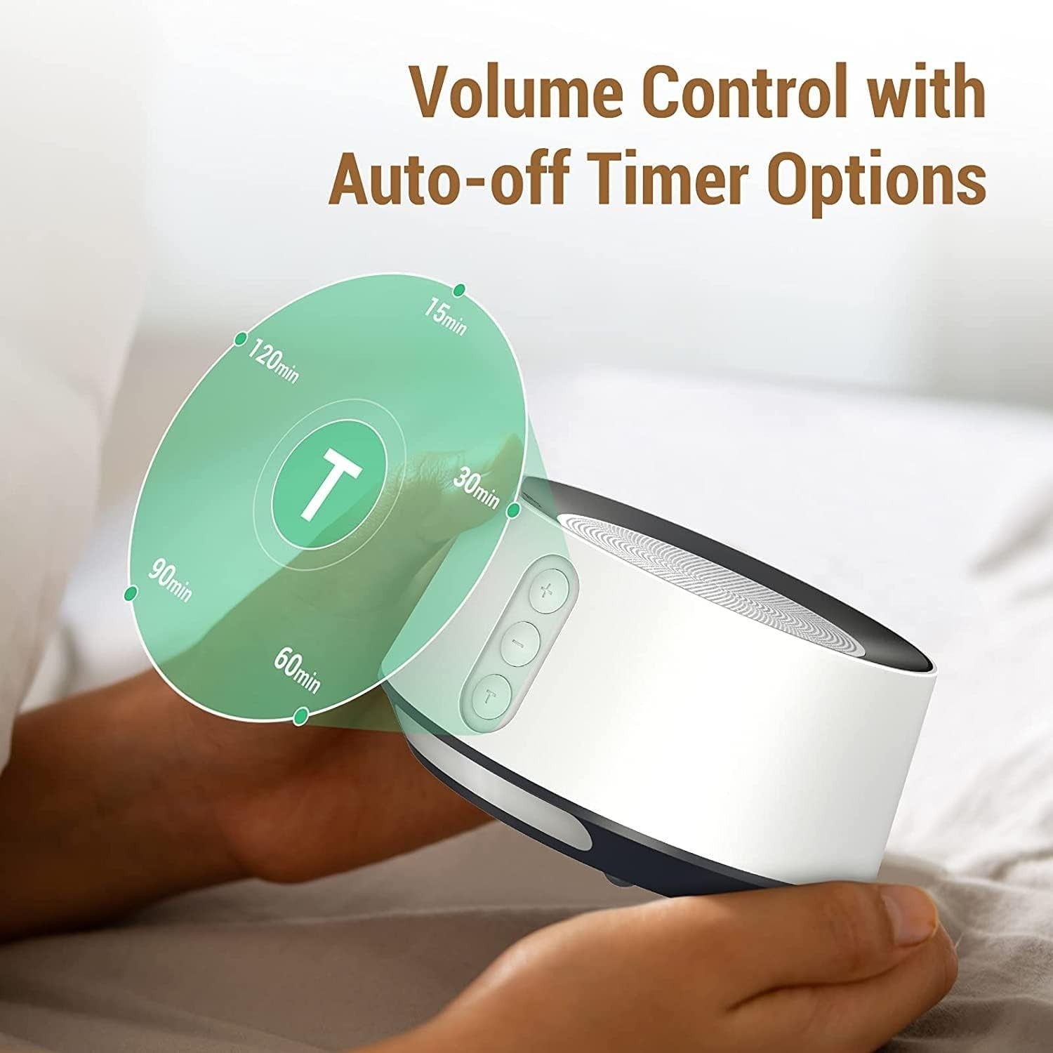 White Noise Machine for Sleep with 14 Soothing Sounds & Night Light