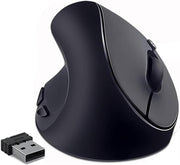 Left Handed Vertical Ergonomic Mouse Wireless 1600 DPI Rechargeable