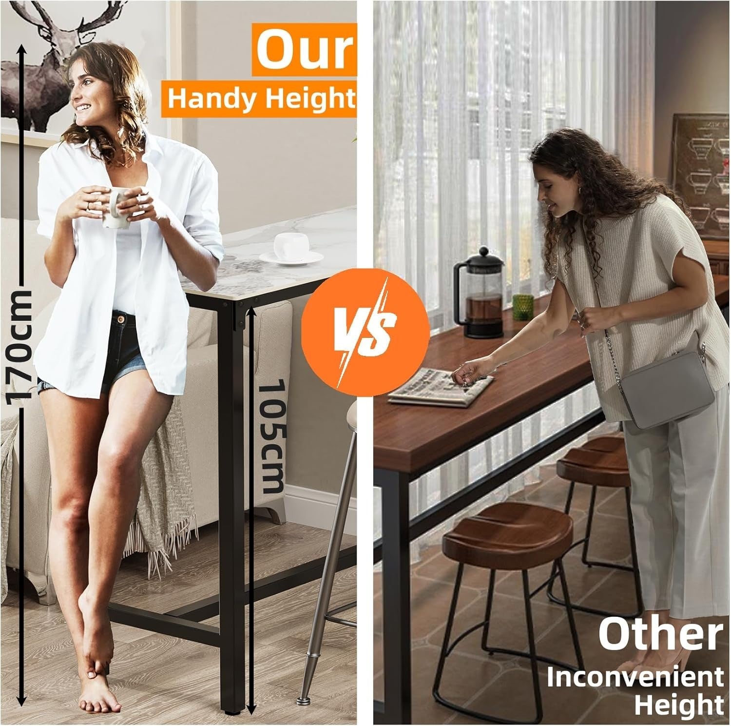 120cm Jadeite Marble Sintered Stone Bar Table High Counter Dining Table Home