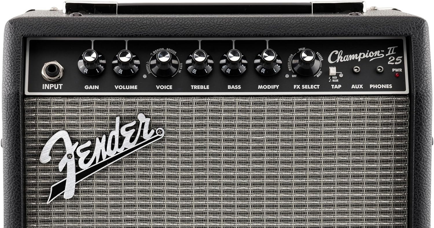 25W Electric Guitar Combo Amp Built-In Effects USB Output