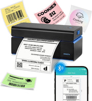 4x6 Bluetooth Shipping Label Printer USB Thermal