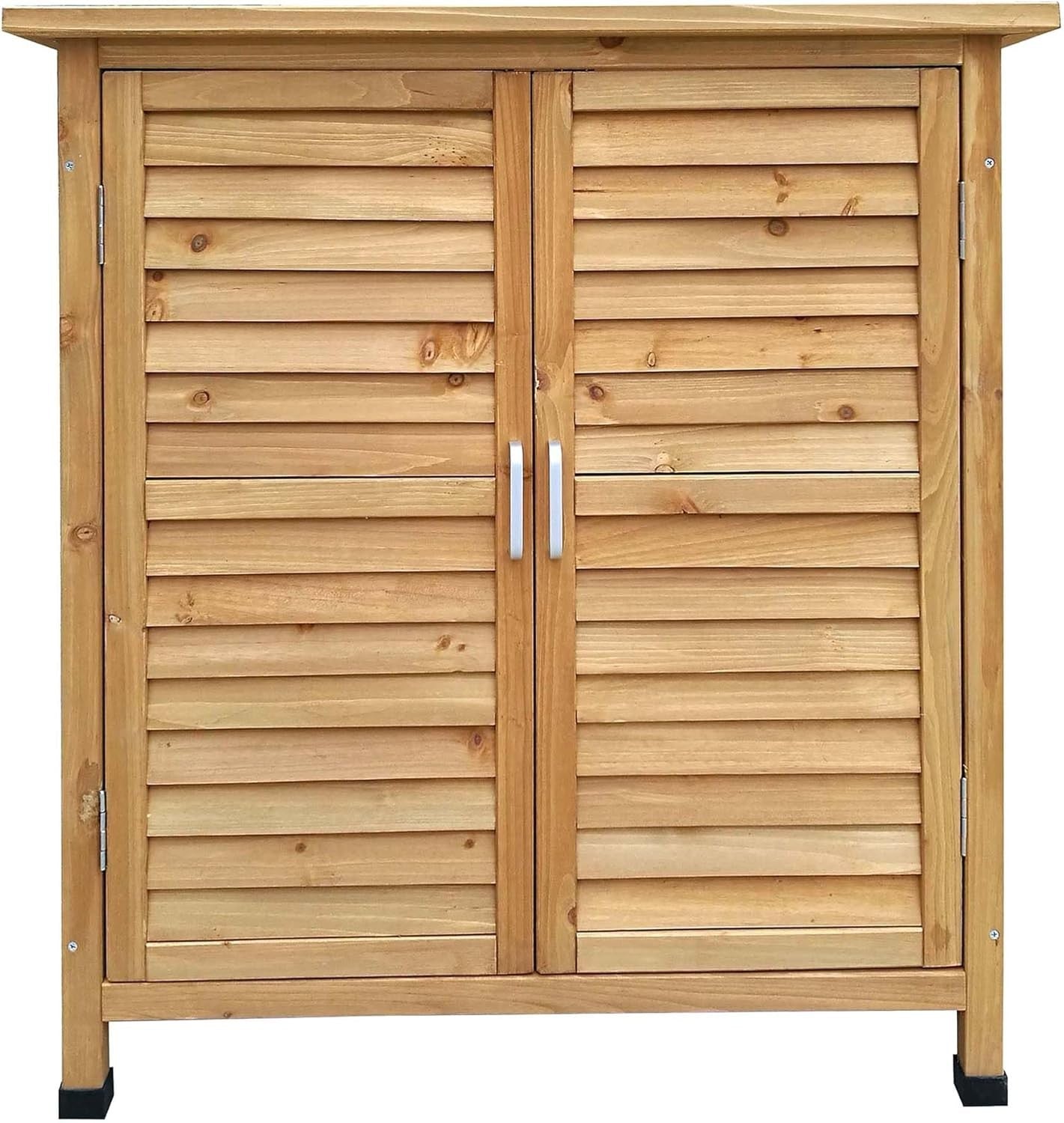 Utility Shed 870x465x916mm Wood Storage Tool House Garden Cabin