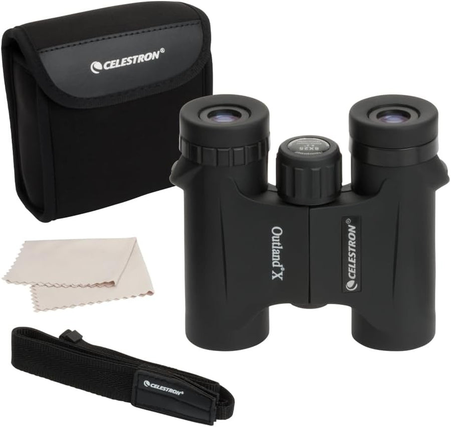 8x25 Compact Binoculars Waterproof Fogproof HD Optics Lightweight Travel