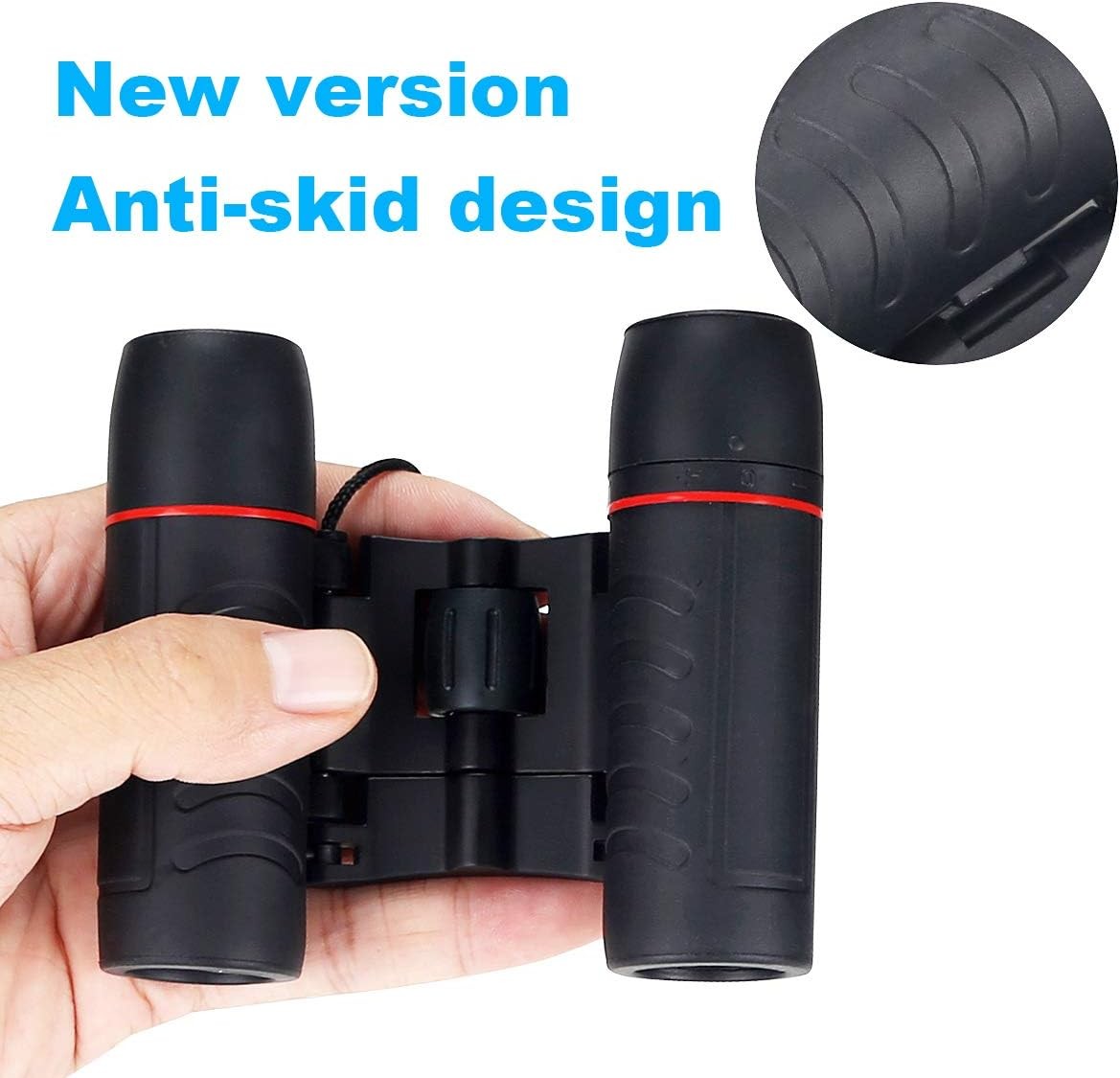 30x60 Mini Compact Binoculars Portable Folding HD Travel Outdoor Viewing