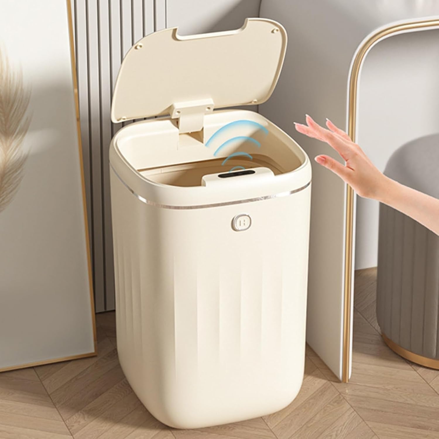 20L Touchless Trash Can Self Sealing Automatic Garbage Bin