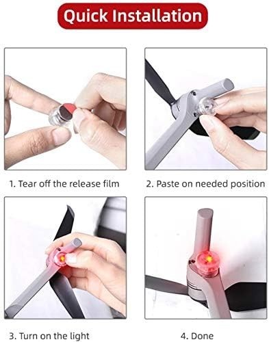 Mini 4K Drone Strobe Lights Night Flight LED Universal Accessories