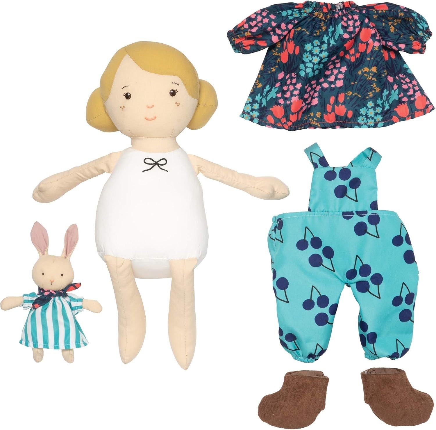 35.56cm Washable Soft Doll Bunny Companion Removable Outfit