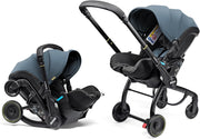 Convertible Baby Car Seat Stroller 0+ 3 Recline Travel System Blue