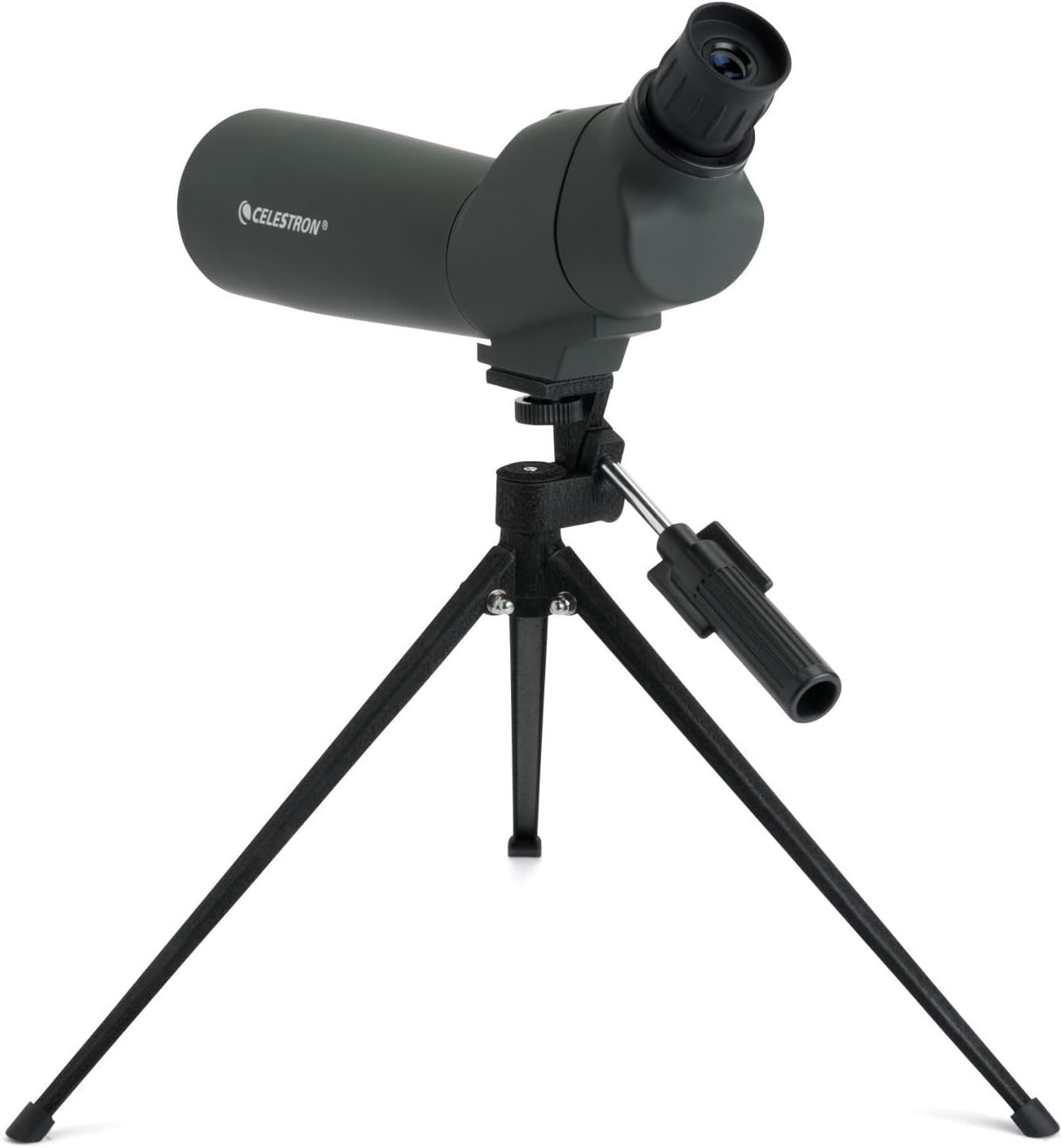 60mm UpClose Zoom Spotting Scope 20-60x Angled Waterproof Tripod Green