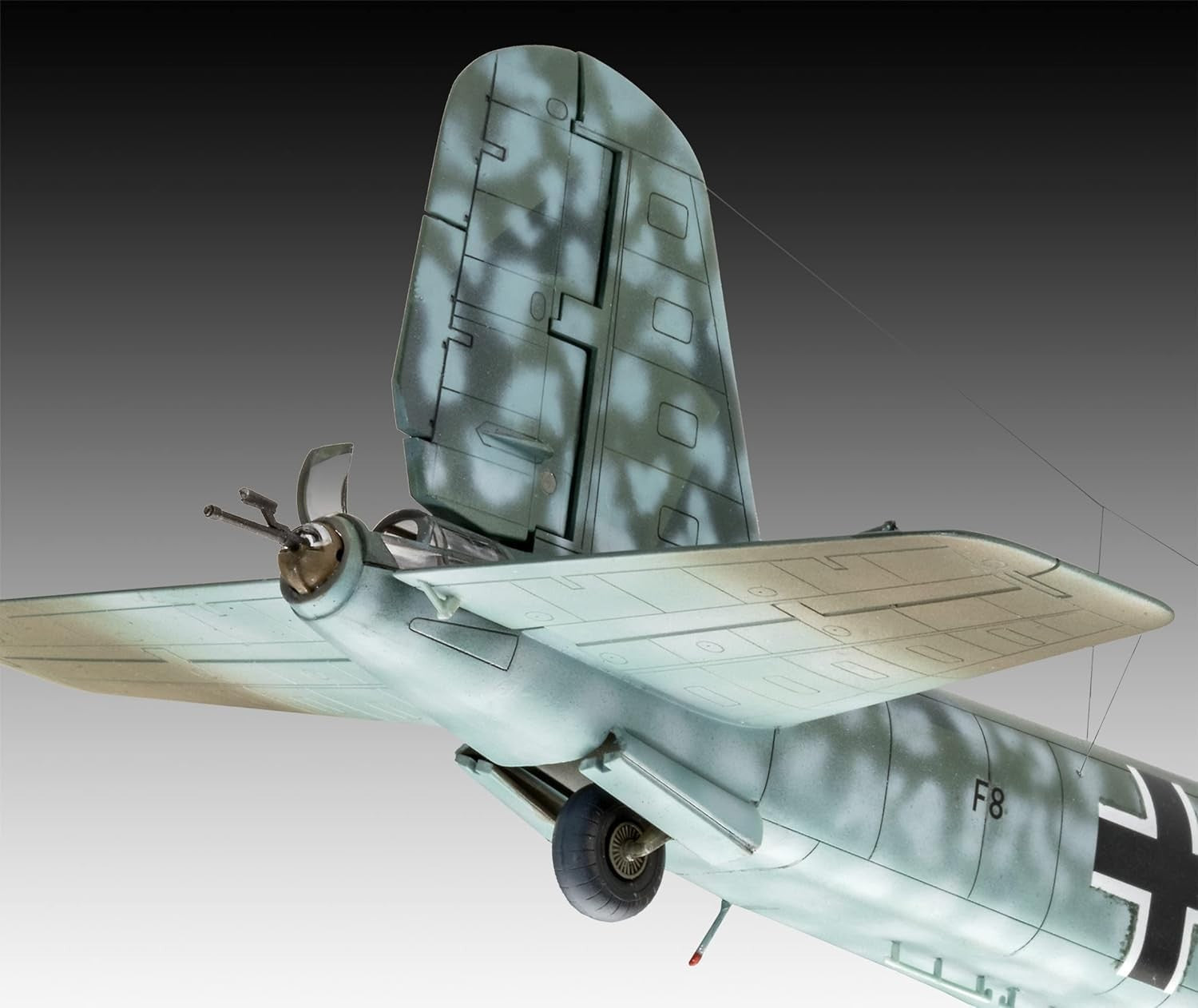1:72 Scale He177 A-5 WWII Aircraft Model Kit | Unpainted Plastic Build Set
