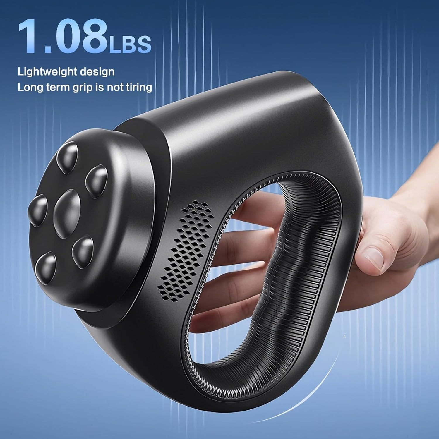 3D Rotating Massage Gun Deep Tissue Cordless Body Massager 30 Speeds