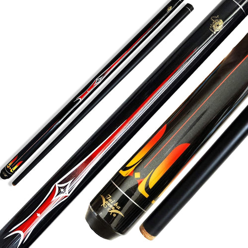 48in Junior Pool Cue Maple Carbon Fiber 13mm Tip 2pc Kids Stick