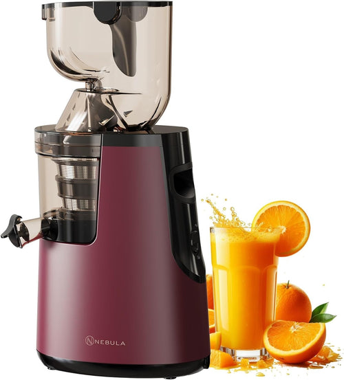 Cold Press Slow Juicer 80mm Whole Fruit Self Feeding 150W Quiet High Yield