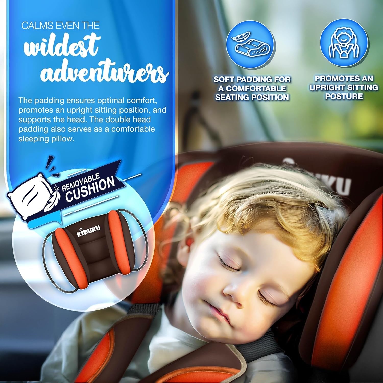 3 in 1 Child Car Seat Booster Group 1/2/3 9–36kg 1–12 Years