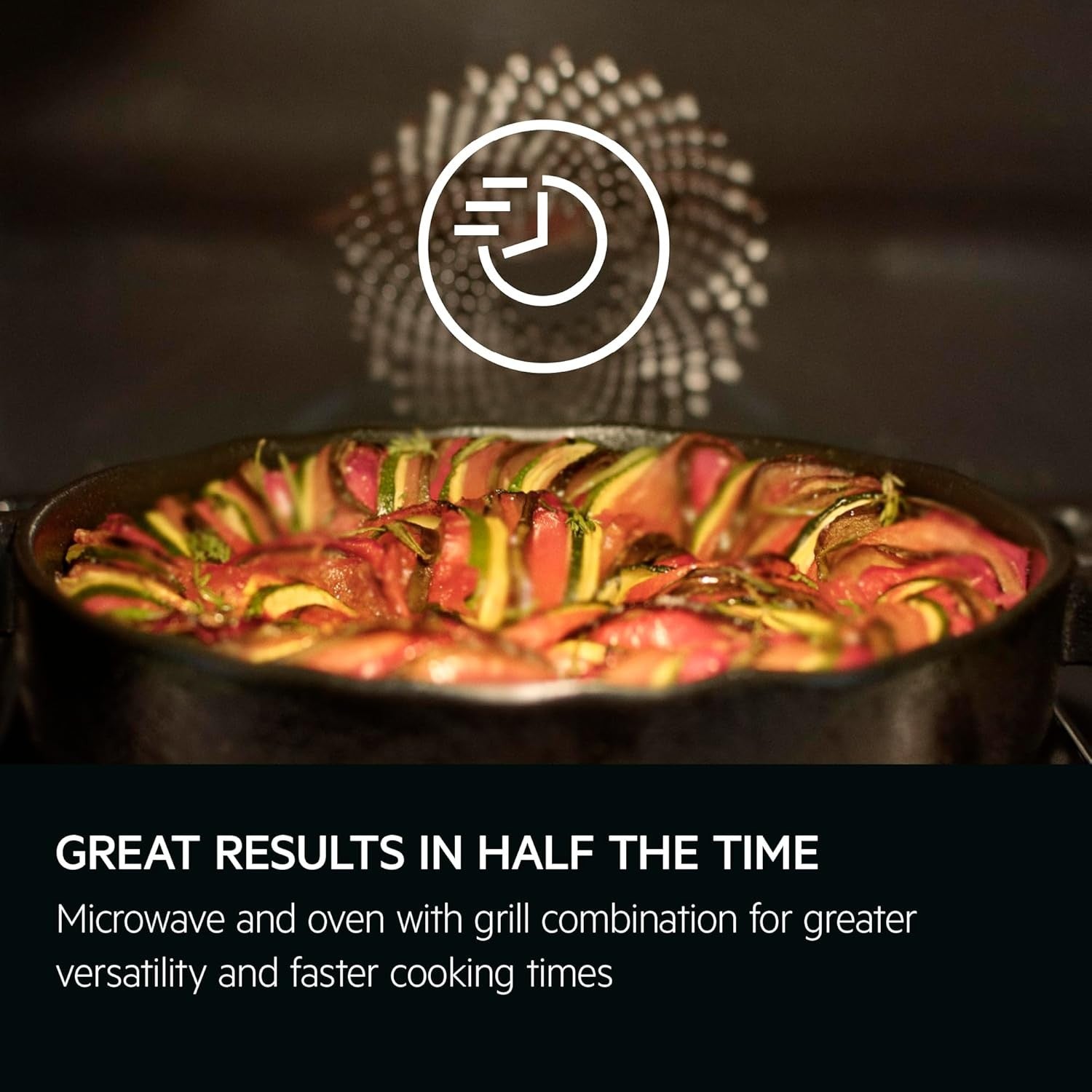 Built-In Microwave & Grill 42L Stainless Steel Digital Display