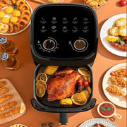 5L Air Fryer Window 1400W Oil-Free Compact Cooker Easy Clean Family Size