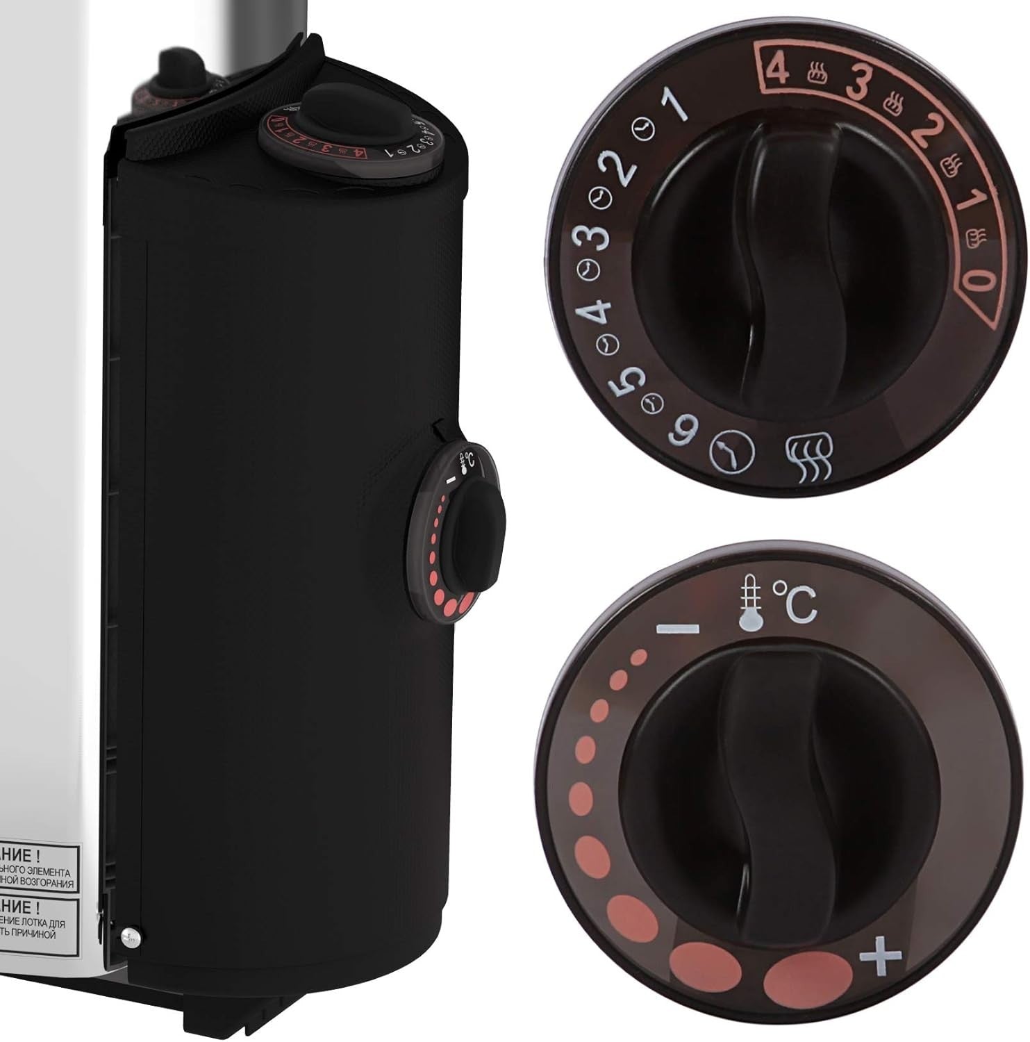 Mini Trendline Sauna Heater 3.6kW | Compact Wall-Mounted Electric Sauna Stove