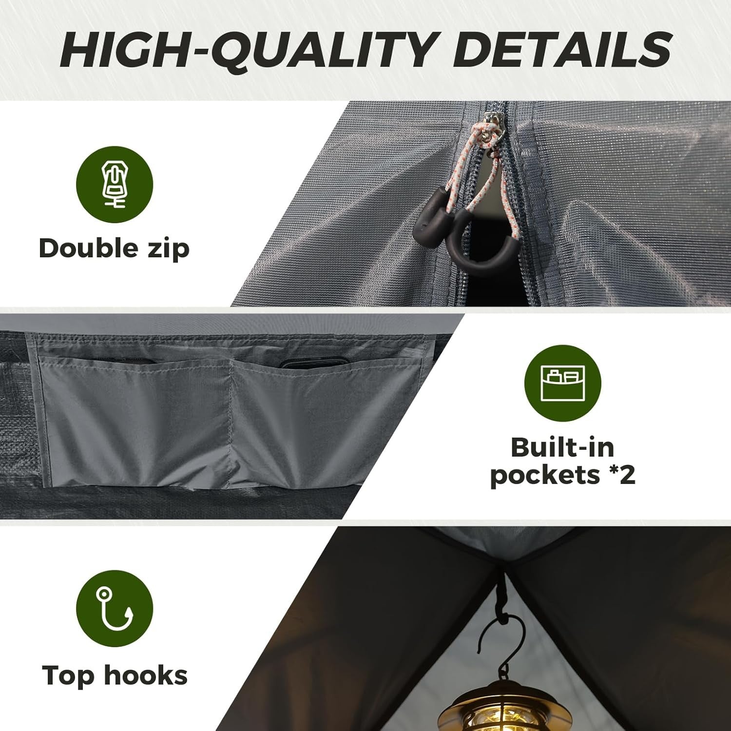 KingCamp MONDOME II 2-Person Waterproof Ultralight Dome Tent