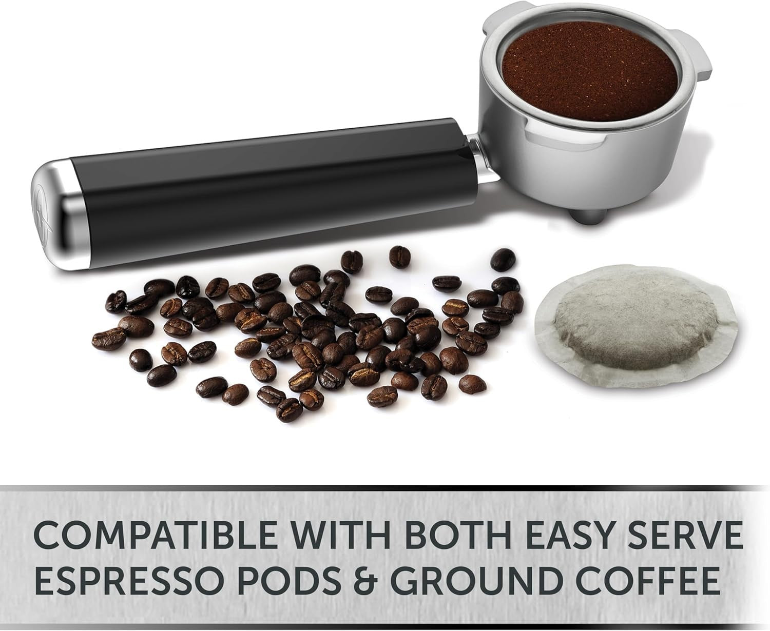 Espresso Coffee Machine | 19 Bar Italian Pump | Automatic Milk Frother | 1.4L