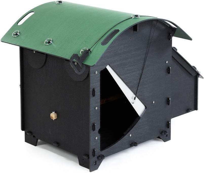 Small Chicken Coop Fox Proof Recycled Plastic Waterproof Hen House 2–4