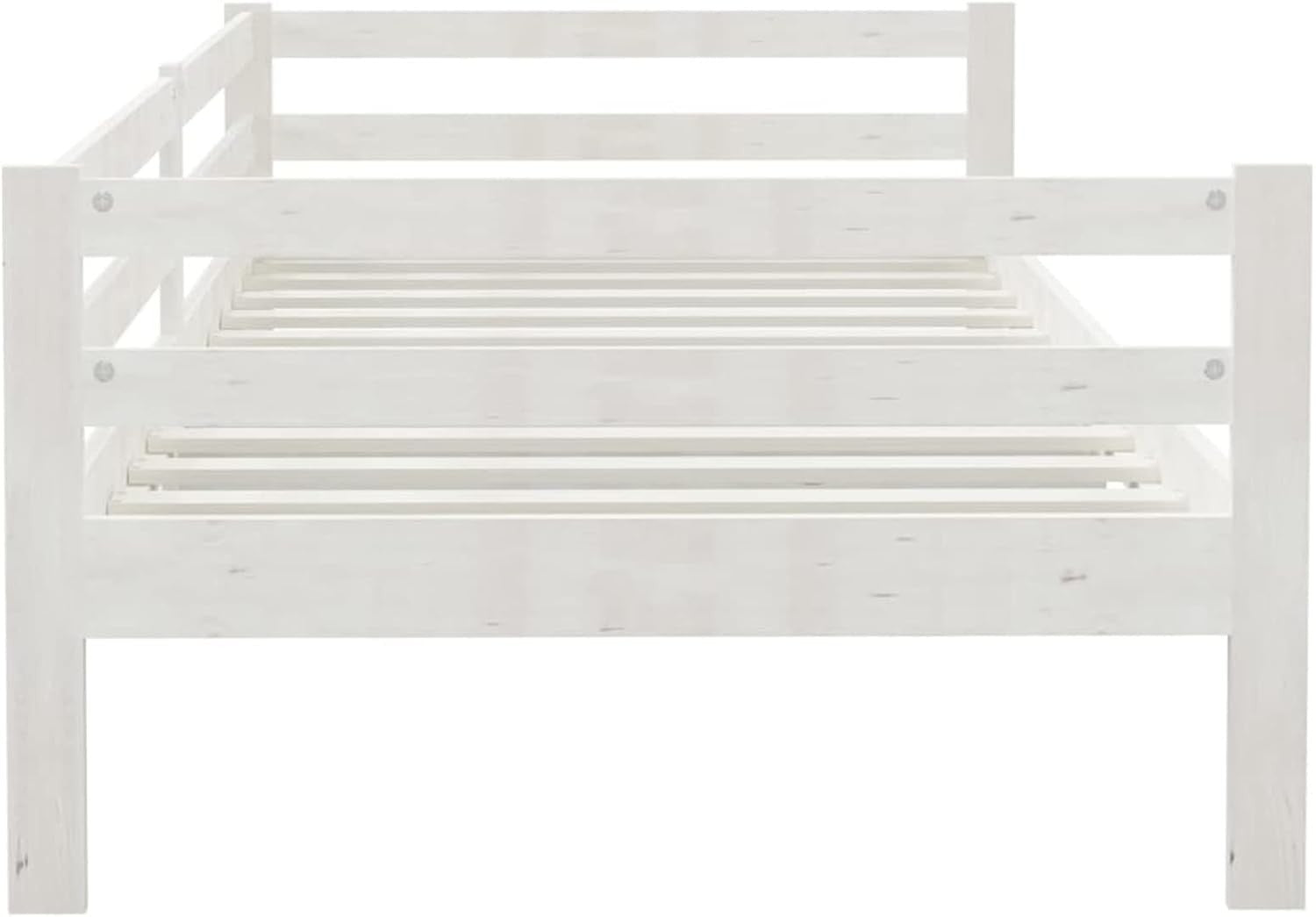 White Pine Wood Daybed Frame 90x200cm – Sofa Bed for Guest Room or Lounge